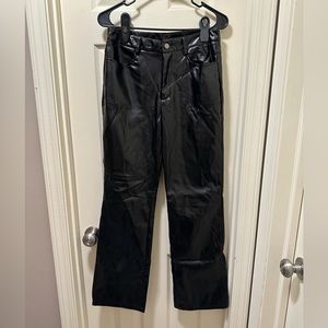 Leather Pants. Size M. Size 6. Comfy inside